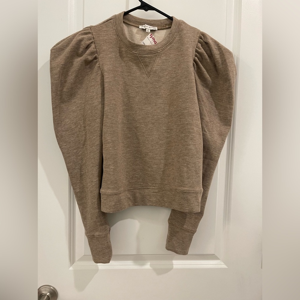 Puff Sleeve Sweatshirt